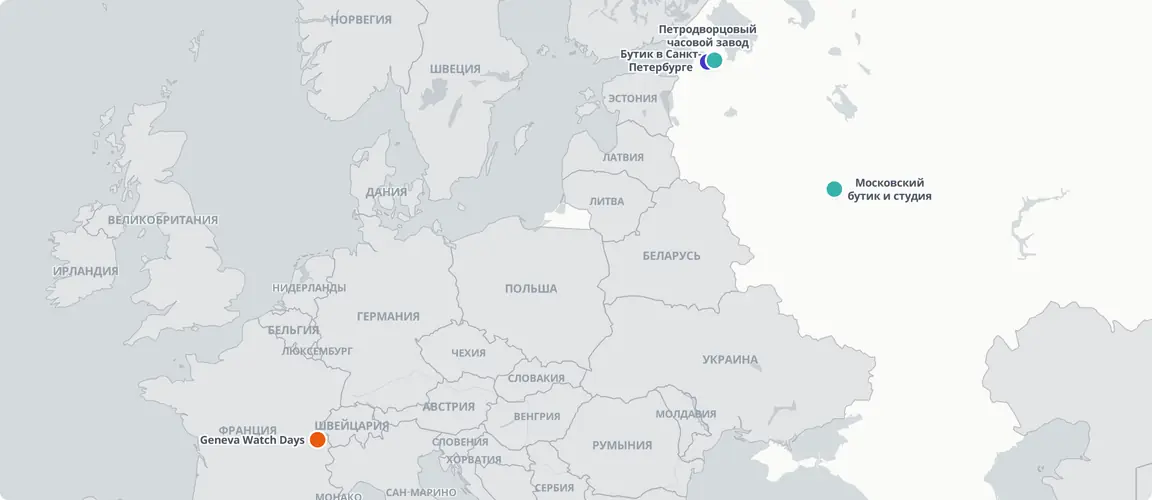 Петергоф: 104 специалиста, 8 201 ручная операция на одни часы, одно из немногих предприятий в мире, способных изготовить балансовую пружину самостоятельно.