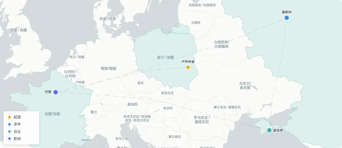 卢布林、巴黎、莫斯科、克里米亚、1900巴黎——五处据点承载俄罗斯起泡酒的奠基之旅，在世博会获证。