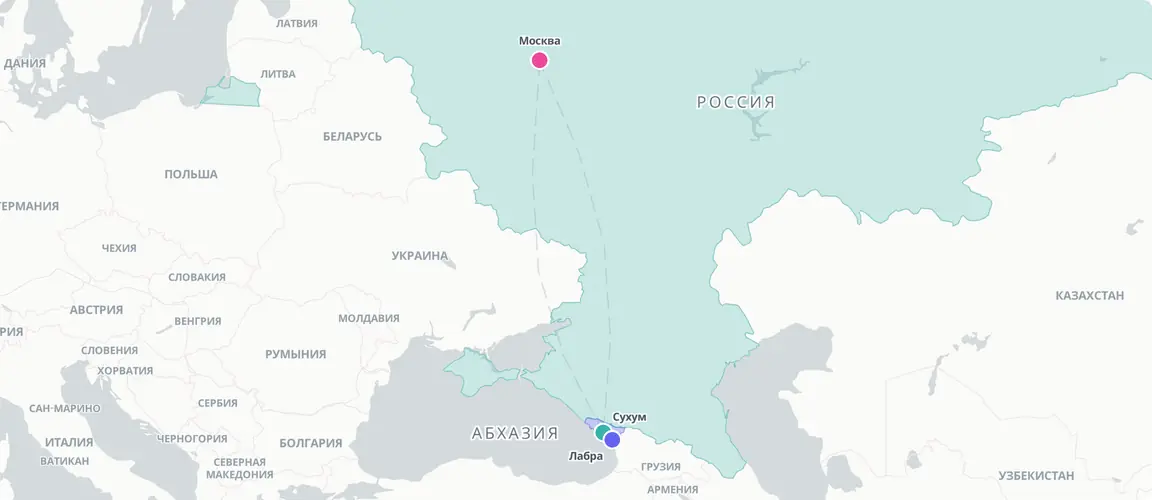 Путь из Москвы (изгнание) в Сухум (возвращение и основание) и далее в Лабру (2025, четвёртое поколение) охватывает двадцать пять лет решения, которое никогда не было финансовым — это было решением об идентичности.