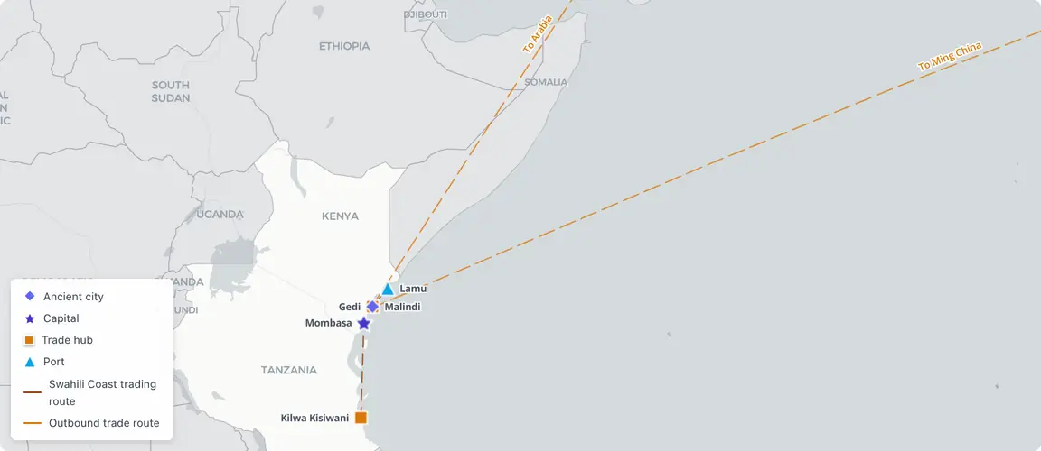 Between two documented cities, for 560 years — and no contemporary source named it.