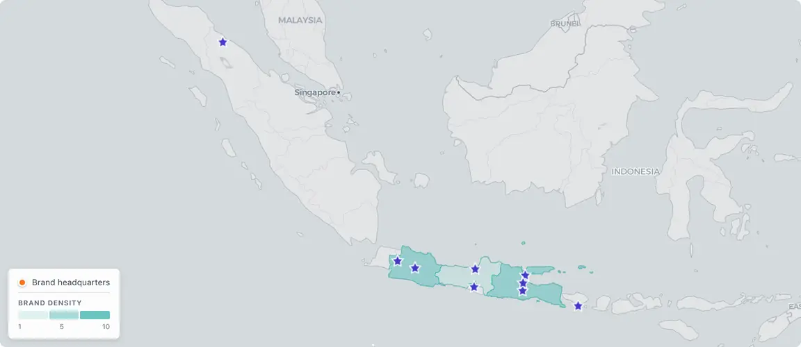 From Malang strudel to Balinese pie susu — halal certification unifies what geography separates.