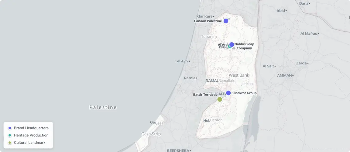 The branded five per cent — a northern cluster.