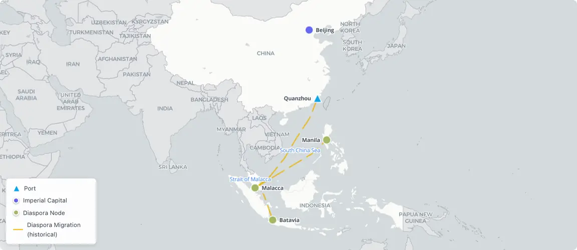 Quanzhou's trade diaspora: from the world's greatest port to three centuries of network survival