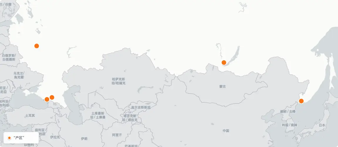 五个地质区域，从高加索到太平洋——俄罗斯矿泉水是一张全国性地图，而非单一泉源。