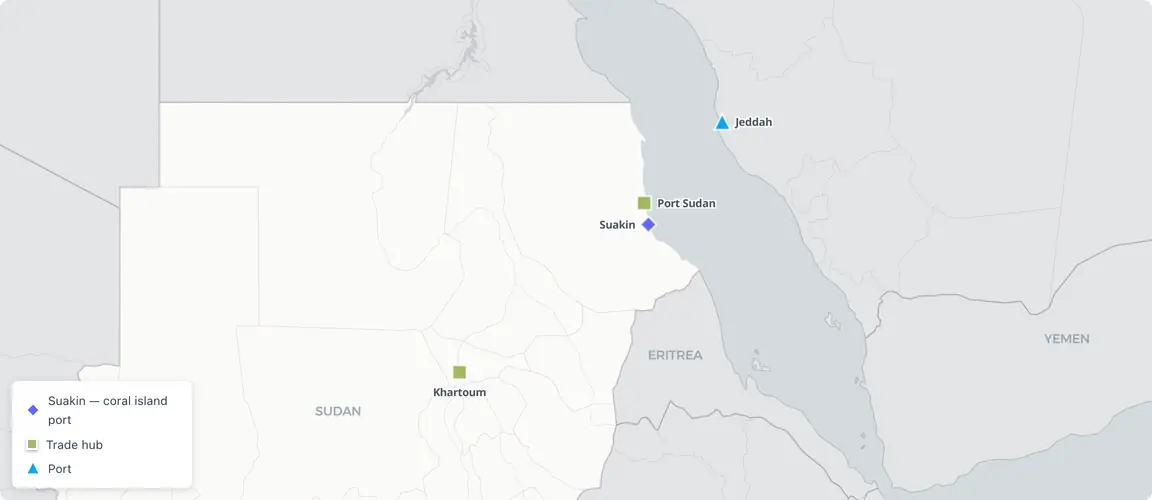 Three centuries of Red Sea trade terminated by one engineering decision 58 km north.